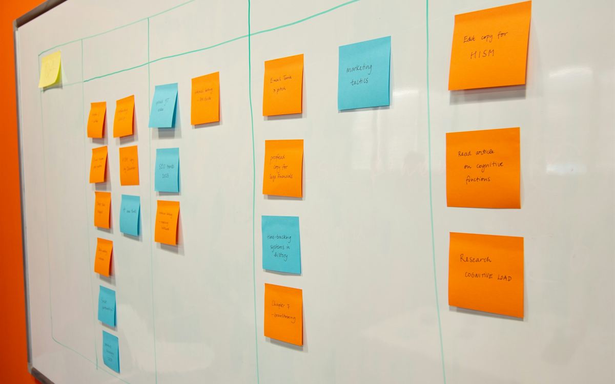 A thoughtful collaborative planning session